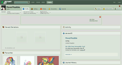 Desktop Screenshot of powerpossible.deviantart.com