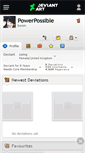 Mobile Screenshot of powerpossible.deviantart.com