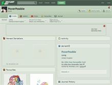 Tablet Screenshot of powerpossible.deviantart.com