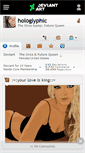 Mobile Screenshot of hologlyphic.deviantart.com