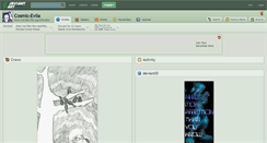Desktop Screenshot of cosmic-evila.deviantart.com