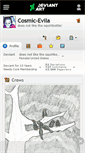 Mobile Screenshot of cosmic-evila.deviantart.com