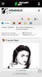 Mobile Screenshot of m0uthshut.deviantart.com