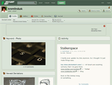 Tablet Screenshot of kremlindusk.deviantart.com