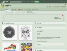 Tablet Screenshot of connie101.deviantart.com