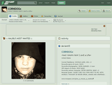 Tablet Screenshot of corndogx.deviantart.com