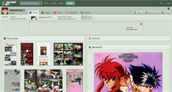 Desktop Screenshot of nakedcat21.deviantart.com