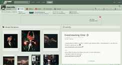 Desktop Screenshot of maccollo.deviantart.com
