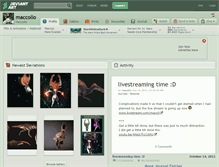 Tablet Screenshot of maccollo.deviantart.com