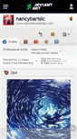 Mobile Screenshot of nancybarisic.deviantart.com