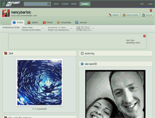 Tablet Screenshot of nancybarisic.deviantart.com