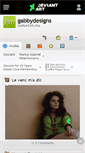 Mobile Screenshot of gabbydesigns.deviantart.com