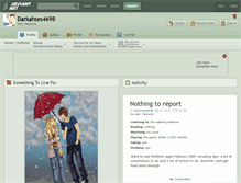 Tablet Screenshot of darkahses4698.deviantart.com