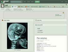 Tablet Screenshot of lizs.deviantart.com