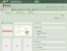 Tablet Screenshot of kalexa2.deviantart.com