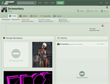 Tablet Screenshot of divineartistry.deviantart.com
