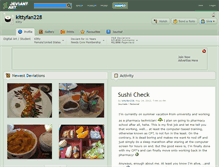 Tablet Screenshot of kittyfan228.deviantart.com