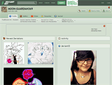 Tablet Screenshot of moon-guardian369.deviantart.com
