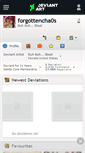 Mobile Screenshot of forgottencha0s.deviantart.com