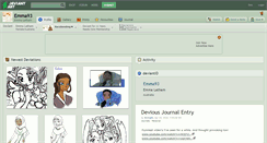 Desktop Screenshot of emma93.deviantart.com