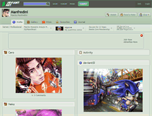 Tablet Screenshot of manfredini.deviantart.com