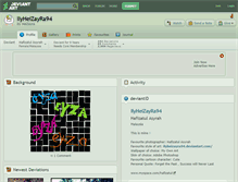 Tablet Screenshot of ilyheizayra94.deviantart.com