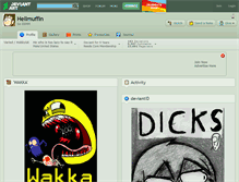 Tablet Screenshot of hellmuffin.deviantart.com