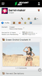 Mobile Screenshot of barrel-maker.deviantart.com