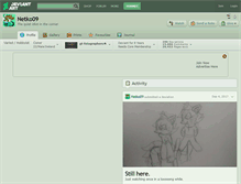 Tablet Screenshot of netko09.deviantart.com