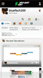 Mobile Screenshot of bluefisch200.deviantart.com