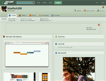 Tablet Screenshot of bluefisch200.deviantart.com