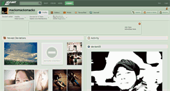 Desktop Screenshot of mackomackomacko.deviantart.com