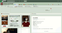 Desktop Screenshot of genesis-and-friends.deviantart.com