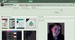 Desktop Screenshot of nathalielarsson.deviantart.com