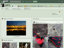 Tablet Screenshot of magick2.deviantart.com