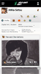 Mobile Screenshot of mika-setsu.deviantart.com