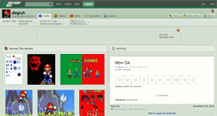 Desktop Screenshot of diegouh.deviantart.com