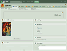 Tablet Screenshot of nizamas.deviantart.com