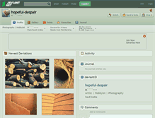 Tablet Screenshot of hopeful-despair.deviantart.com