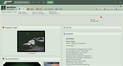 Desktop Screenshot of derektion.deviantart.com