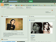 Tablet Screenshot of jadeism.deviantart.com