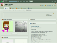 Tablet Screenshot of choko-chan-rp.deviantart.com