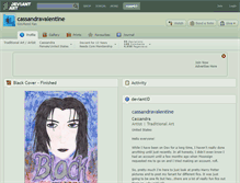 Tablet Screenshot of cassandravalentine.deviantart.com