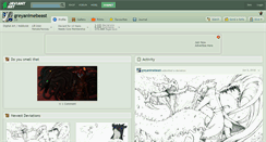 Desktop Screenshot of greyanimebeast.deviantart.com