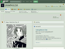 Tablet Screenshot of cyborgxraven-club.deviantart.com