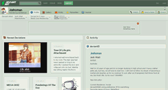 Desktop Screenshot of joshoman.deviantart.com