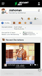 Mobile Screenshot of joshoman.deviantart.com