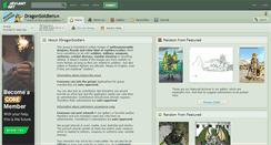 Desktop Screenshot of dragonsoldiers.deviantart.com