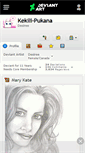 Mobile Screenshot of kekili-pukana.deviantart.com