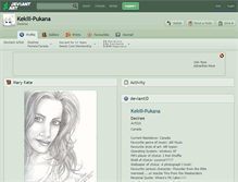 Tablet Screenshot of kekili-pukana.deviantart.com